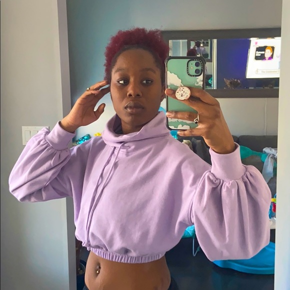 Missguided Crop Co Ord Cowl Neck Sweater - Picture 2 of 4